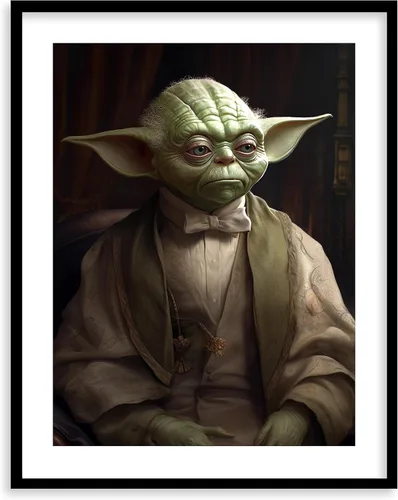 Miniatura 20 de Láminas de Arte de Retratos Victorianos de Star Wars - Impresión de Arte Fino Giclée Premium - Decoración de Pared Steampunk Estética, Póster Darth