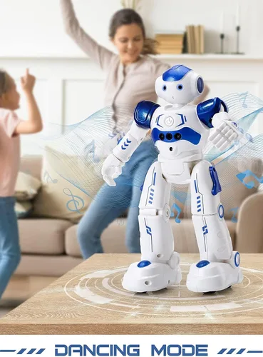 Miniatura 4 de KingsDragon - Robot RC, juguetes para niños, gestos y detección programable, robot inteligente a control remoto para niños de 3 a 8 años, regalo
