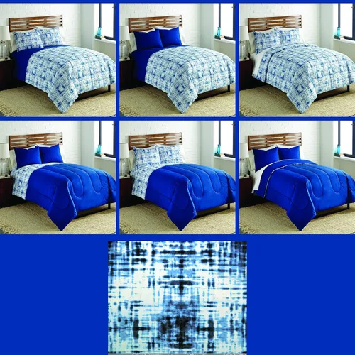 Miniatura 2 de Thermee Micro Flannel Juego de edredón tamaño King, felpa, ropa de cama suave y cálida, lavable y secar a máquina, cuadros tradicionales