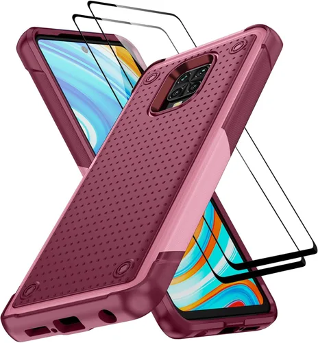 Miniatura 17 de Jeylly Funda protectora para Xiaomi Redmi Note 9 Pro, Redmi Note 9 Pro Max para mujeres y hombres, a prueba de caídas a prueba de golpes de grado