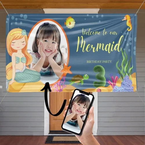 Miniatura 7 de NiceMemoryLLC - Cartel de vinilo personalizable con texto en inglés «Happy Birthday», telón de fondo de fiesta, regalo y decoración, de NiceMemoryLLC