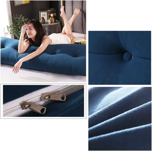 Miniatura 3 de Almohada triangular para cabecero, cojín grande para cabecero con cuña, almohada de lectura, respaldo de posicionamiento, cojín para cama de día