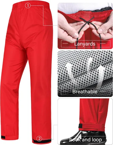 Miniatura 4 de iCreek Rain Suit Waterproof Jacket and Trouser Suit Raincoat for Men and Women Outdoor All-Sport Breathable Anti-storm