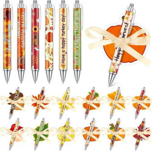 Miniatura 15 de Pasimy Juego de 24 notas adhesivas de Navidad y bolígrafos, regalos navideños de invierno para estudiantes, compañeros de trabajo, blocs de notas