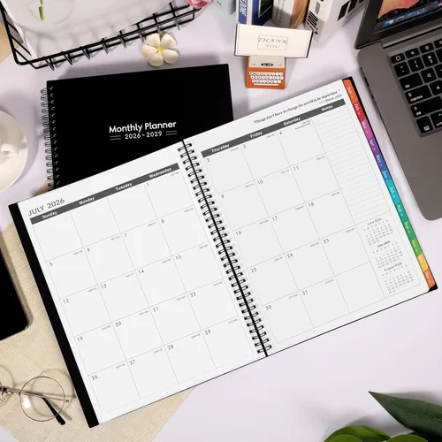 Miniatura 8 de Agenda mensual 2026-2028 – Agenda mensual de 3 años 2026-2028, enero de 2026 a diciembre de 2028, 9 x 11 pulgadas, planificador de calendario de 36