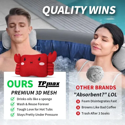 Miniatura 5 de TPmax Paquete doble de esponja reutilizable para bañera de hidromasaje y esponja absorbente de aceite, accesorios imprescindibles para bañera