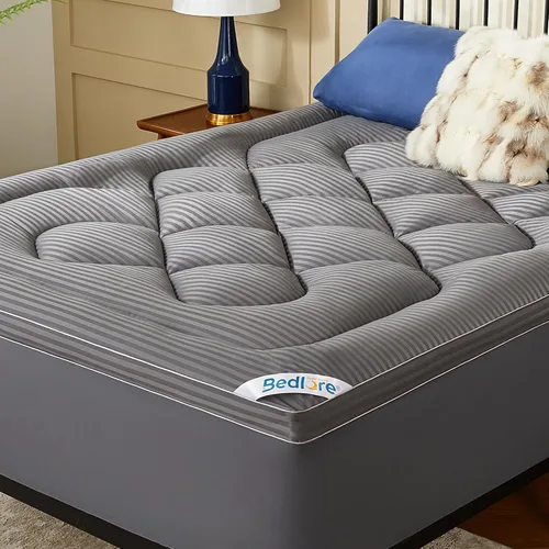 Miniatura 9 de BEDLORE Cubrecolchón tamaño King, Almohadilla Superior Gruesa Pillow Top para Alivio del Dolor de Espalda, Funda de Colchón Suave Refrescante