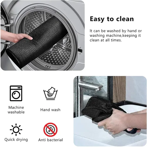 Miniatura 3 de Topsky Tapete de microfibra para secar platos, paquete de 2 unidades, 20 x 15 pulgadas, alfombrillas reversibles para biberones de bebé, almohadilla