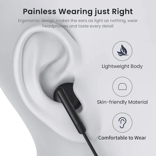 Miniatura 3 de Auriculares USB C para iPhone 17 16 15 Pro Max Plus iPad Pro USB C Auriculares con micrófono Control de volumen USBC auriculares con cable USB tipo