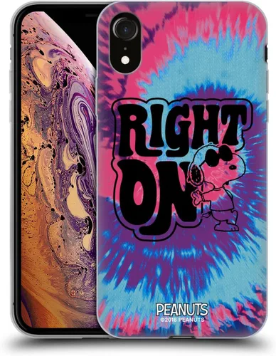 Miniatura 158 de Head Case Designs Funda de gel Woodstock 50th con licencia oficial de Peanuts Snoopy Guitar 1969 [protección de grado militar] compatible con Apple
