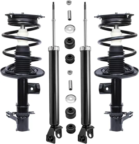 Miniatura 31 de Detroit Axle - Amortiguadores de puntales para Nissan Sentra 2007-2012 [Base S SL SR] Puntales delanteros completos con amortiguadores traseros