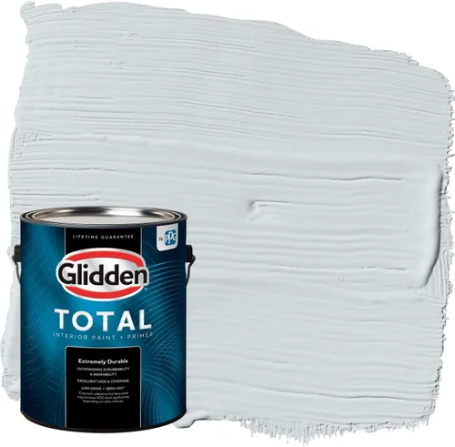 Miniatura 82 de Glidden Pintura Interior + Imprimación: Gris/Plata Antigua, Una Capa, Satinado, 1 Galón