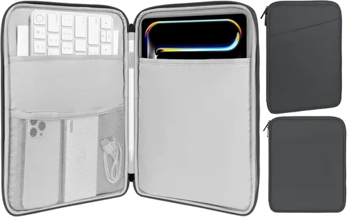 Miniatura 12 de MoKo Funda para tablet de 9 a 11 pulgadas, compatible con iPad Air M4/Pro M5 de 11 pulgadas, iPad A16 de 11 pulgadas, i-Pad 10/9/8/7th/Air 5/4th