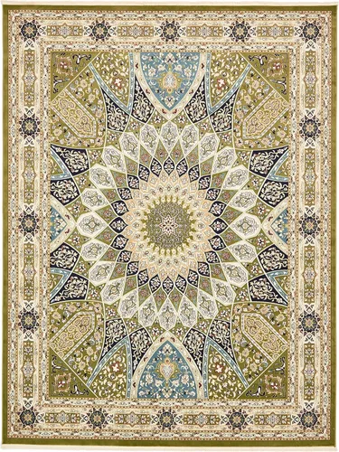 Miniatura 46 de Unique Loom Colección Narenj - Adams - Alfombra ovalada (2 pies 2 pulgadas x 3 pies 1 pulgada, color azul/borgoña)