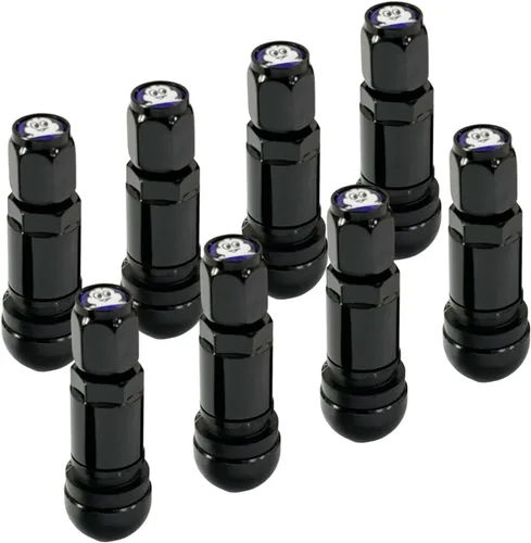 Miniatura 8 de Válvula de neumático sin cámara para automóvil, 8 piezas, atornillada, aleación de aluminio, a prueba de explosiones, neumático, TPMS, vástago