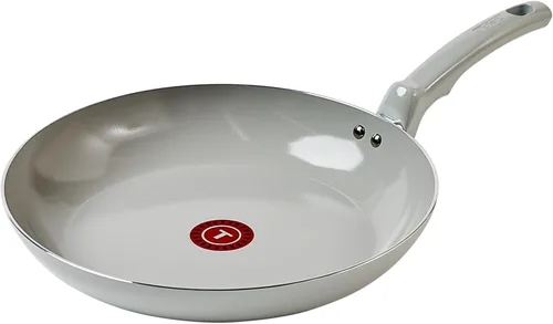 Miniatura 13 de T-Fal Revive Sartén Antiadherente de Cerámica de 12 Pulgadas para Freír, Apta para Horno hasta 350°F, Mango que se Mantiene Frío, Granito Gris