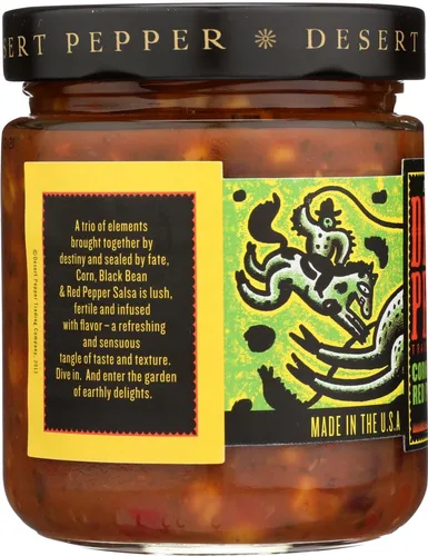 Miniatura 3 de Desert Pepper Trading Salsa Maíz Frijol Negro Pimienta Roja- 16 oz - 2 piezas
