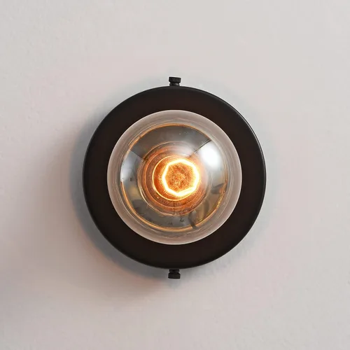 Miniatura 5 de BRIGHTTIA Luna Uno - Aplique de pared de 1 luz, accesorio industrial moderno de mediados de siglo para pared y techo, lámpara minimalista para baño