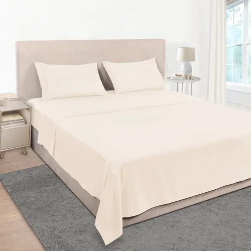 Miniatura 11 de Mejoroom Juego de sábanas de tamaño King – Sábanas y fundas de almohada de ropa de cama 1800 de lujo para hoteles – Sábana bajera con bolsillo