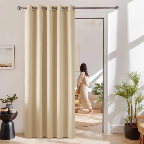 Miniatura 48 de RYB HOME - Cortinas opacas para patio - Cortinas con ojales sólidos, paneles de ventana grandes, eficiencia energética, cortinas de privacidad