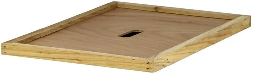Miniatura 3 de Hoover Hives Kit de 8 piezas de colmena Langstroth sumergido en cera de abeja 100% incluye cubierta superior telescópica, escape de abeja ovalada