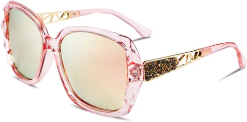 Miniatura 75 de FEISEDY - gafas de sol polarizadas para mujer, marco compuesto brillante B2289