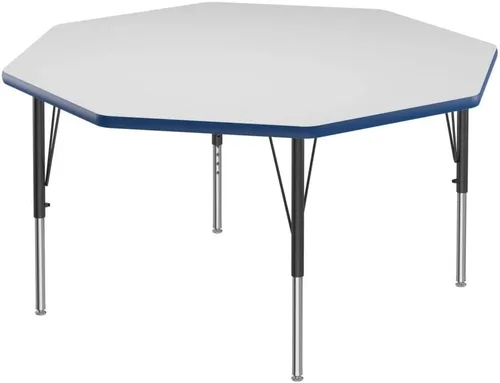 Miniatura 47 de Correll - Mesa rectangular de 24 x 36 pulgadas, mesa de actividades superior de borrado en seco, altura ajustable (19 a 29), laminado de alta