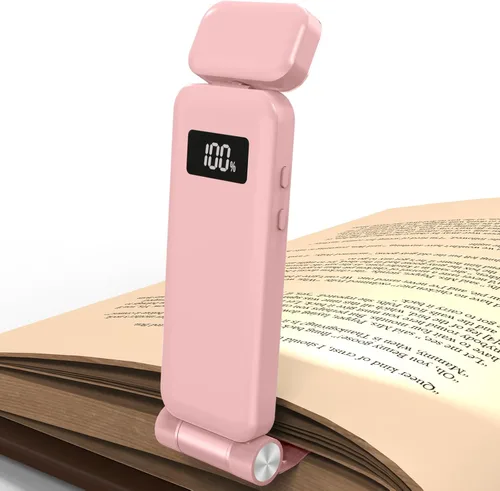 Miniatura 12 de KTEBO Luz de libro recargable para leer en la cama, lámpara de lectura de libros para cuidar los ojos con 10 modos LED, luz portátil ligera de 1.3