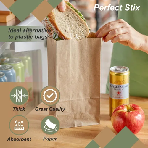 Miniatura 4 de Perfect Stix - Bolsa marrón Perfect Stix de 4 libras 40 - 2 mwhite Bolsa marrón de 4 libras - Paquete de 40 bolsas