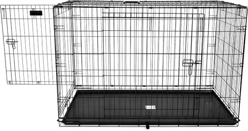 Miniatura 8 de Jaula grande con doble abertura Precision Pet, negra, Negro