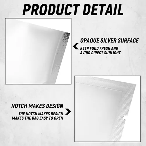 Miniatura 6 de Yexiya 200 Pcs 3.2 x 4.7 Silver Aluminum Foil Heat Seal Cookie Bags Cellophane Cookie Bags Flat Edge for Treat Chocolate Candy Desserts Snack Packs