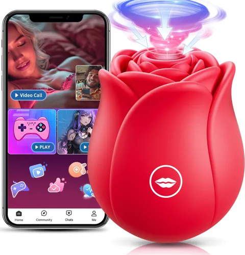 Juguete Rosa para Mujeres Juguetes Sexuales - BIG SHOCKED Juguetes Adultos para Mujeres Juguete Sexual Rosa Succionador de Clítoris Vibrador