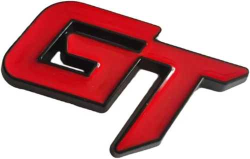 Miniatura 2 de 2 calcomanías de metal 3D con logotipo de GT para la tapa del maletero, calcomanías deportivas de carreras, repuesto para vehículos universales