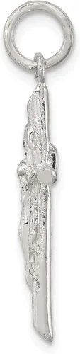 Miniatura 2 de Plata de ley INRI Crucifijo Colgante