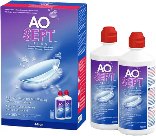 Miniatura 3 de Aosept Solución para lentes de contacto Plus Paquete de 3 meses (2 x 12.2 fl oz)