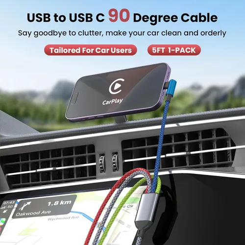 Miniatura 6 de Cable de carga múltiple USB C, cable de carga USB A/C a USB C, cable de carga dual tipo C, cable de carga múltiple 4 en 2 con 4 conectores tipo C