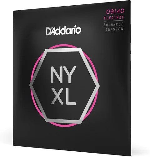 Miniatura 19 de D'Addario Cuerdas para guitarra eléctrica, NYXL entorchadas en níquel, NYXL1164, calibre medio 11-64, juego de 7 cuerdas, paquete de 1