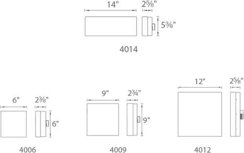 Miniatura 2 de WAC Lighting dweLED, dados 6in LED cuadrado empotrado montaje empotrado 2700K en níquel cepillado