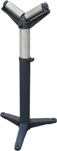 Miniatura 2 de KAKA INDUSTRIAL RV-1100 Soportes y soportes, soporte de tubería con cabezal en V, súper resistente, ajustable, de 24 pulgadas a 43 pulgadas de alto
