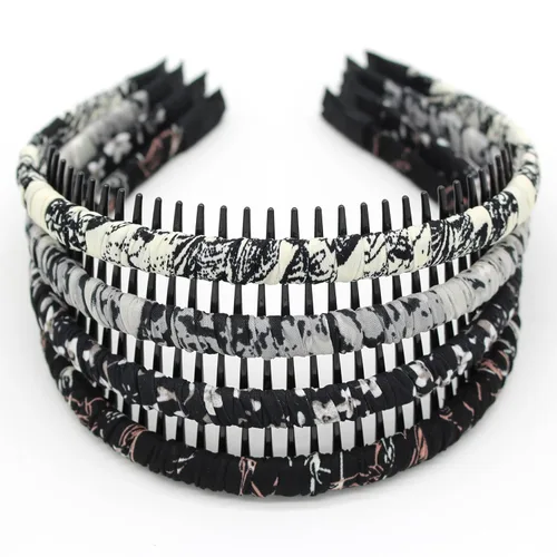 Miniatura 17 de JOBAND Diadema de Aro con Púas Multicolor, Diadema con Peine, Accesorios para el Cabello Suave y Cómodo, Antideslizante para Mujeres/Niñas