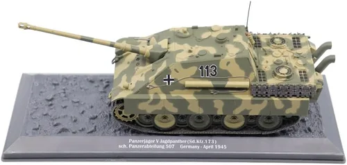 Miniatura 7 de Jagdpanther Tank Destroyer - Schwere Panzer Abteilung 507, Alemania, 1945 (escala 1:43)