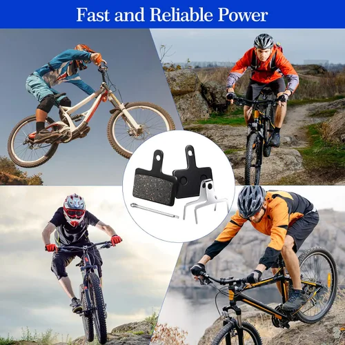 Miniatura 7 de 6 pastillas de freno de bicicleta compatibles con Shimano Deore TRP Tektro Br-M575 M525 M515 T615 T675 M505 M495 M486 M485 M475 M465 M447 M446 M445