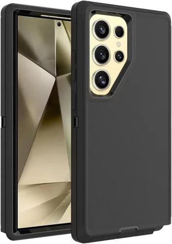 Miniatura 18 de Funda para Galaxy S21, Funda Resistente de Grado Militar Resistente a los Golpes y a Prueba de Caídas para Samsung Galaxy S21, Negro+Naranja Negro