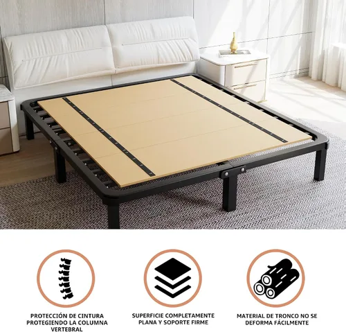 Miniatura 3 de Imperius - Tablas para somier plegable, tabla de literas, soporte para cama, tablas para debajo de la cama, tamaño individual (60x30)