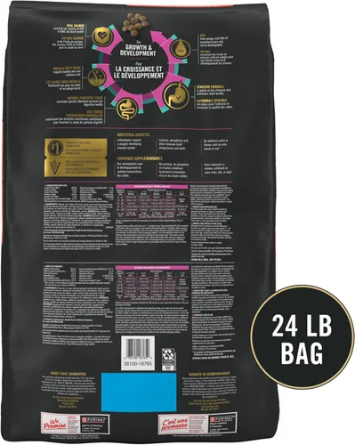 Miniatura 7 de Purina Pro Plan - Comida para perros con piel y estómago sensibles, fórmula de salmón y arroz para cachorros - Bolsa de 24 libras
