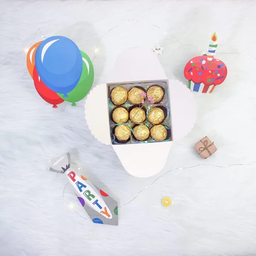 Miniatura 5 de WEWILUCK Pequeña caja de regalo blanca, 10 cajas de regalo bonitas con tapas a granel para bodas, propuestas de dama de honor, cumpleaños, fiestas