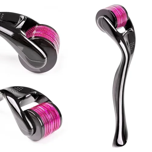 Miniatura 10 de Microneedle Derma Roller – 540 Micro pines sistema de cuidado de la piel – Rodillo de Titanio dermatológico – Ideal para mantener tu piel jóven