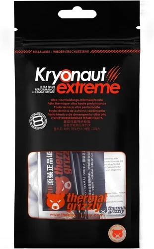 Miniatura 9 de Thermal Grizzly Kryonaut Extreme - Pasta térmica de CPU de alto rendimiento para enfriar todos los procesadores, tarjetas gráficas, disipadores