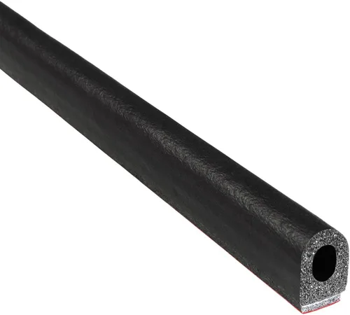 Miniatura 13 de Trim-Lok Sello de goma en forma de D – 1 pulgada de altura, 1 pulgada de ancho, 125 pies de longitud – Sello de espuma EPDM con cinta adhesiva BT