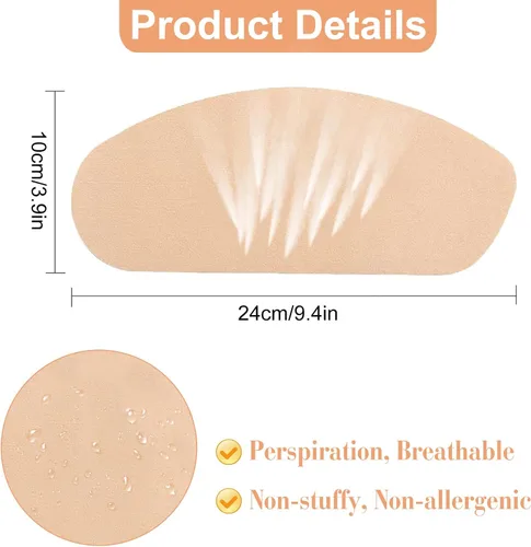Miniatura 4 de Parches transparentes antifricción para muslos para mujer, paquete de 12 protectores invisibles para muslos, prevención de rozaduras, impermeables